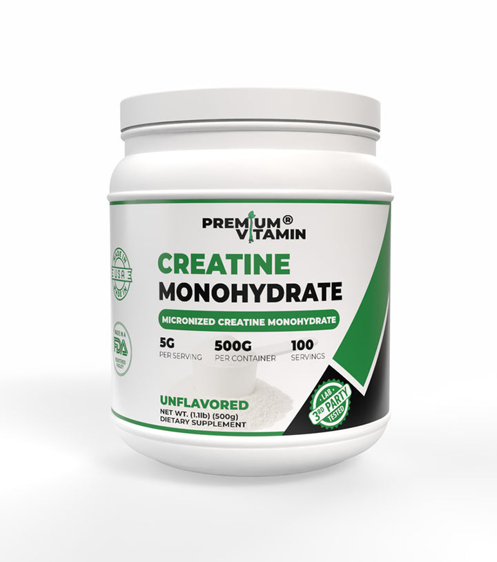 Creatine Monohydrate (Micronized) Powder – For Men & Women | Premium Vitamin