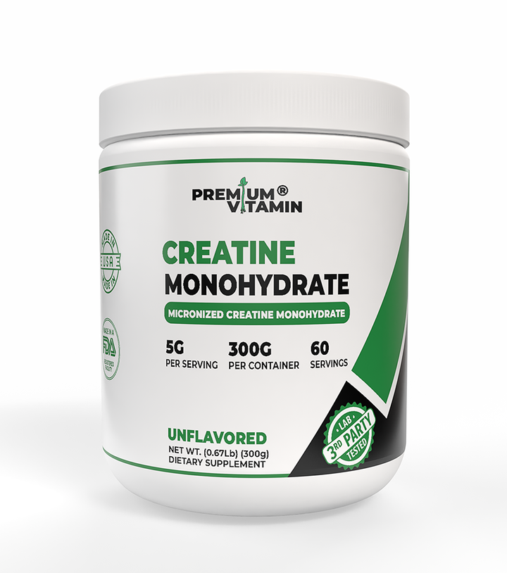 Creatine Monohydrate (Micronized) Powder – For Men & Women | Premium Vitamin