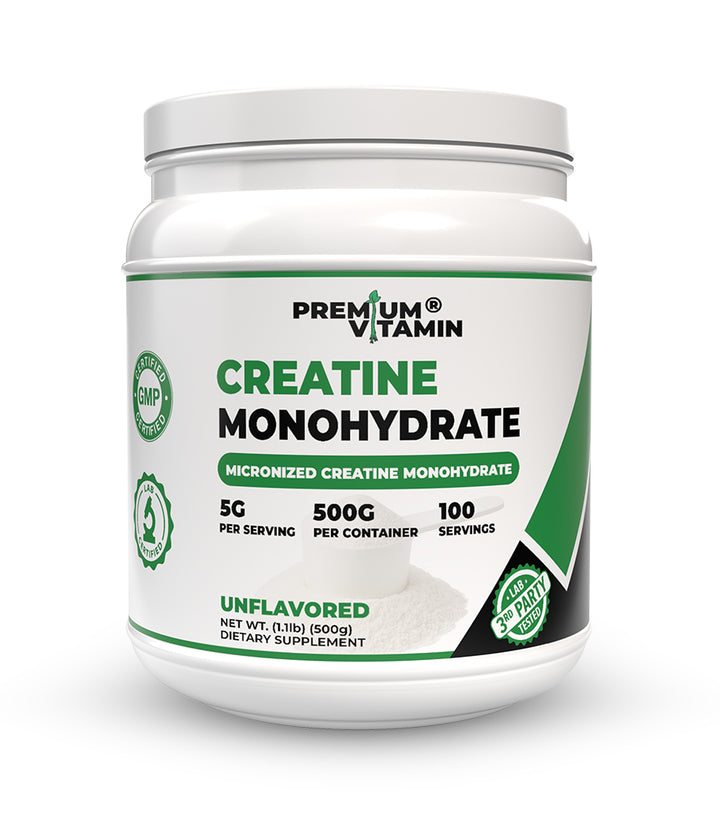 Creatine Monohydrate (Micronized) Powder – For Men & Women | Premium Vitamin