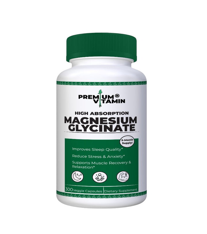 Magnesium Glycinate 1000mg – High absorption and gentle on stomach