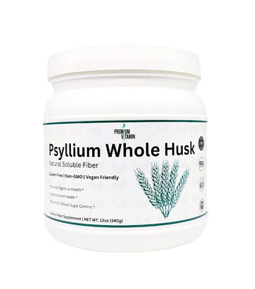 Psyllium Whole Husk Fiber Supplement for Nutrition – Premium Quality Natural Fiber Source