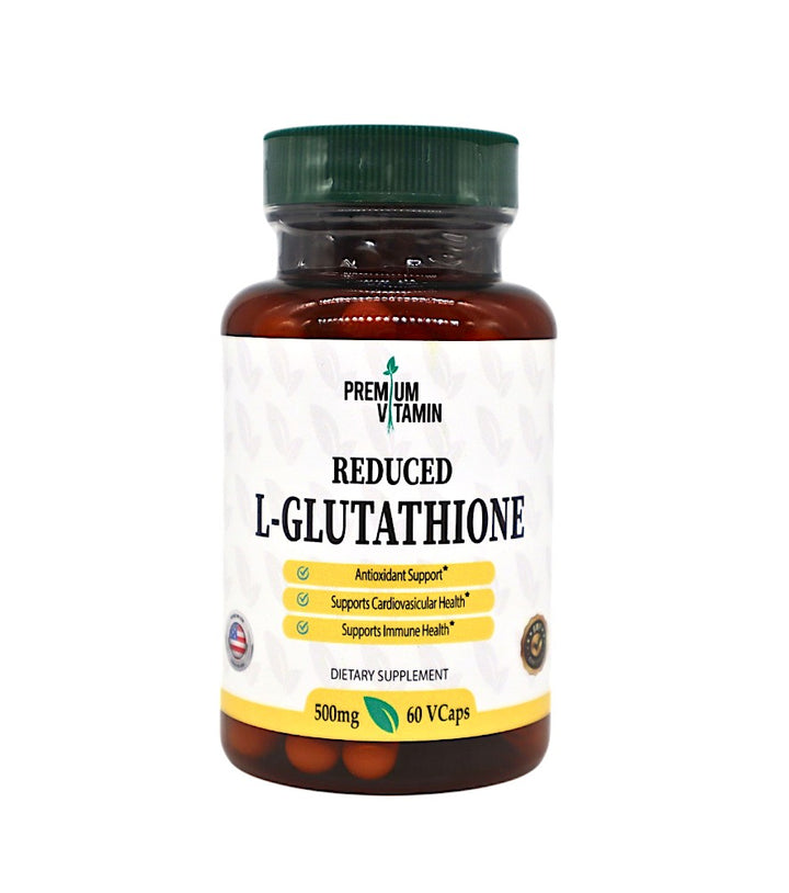 Reduced L-Glutathione 500mg in vegetable cellulose capsules for antioxidant support